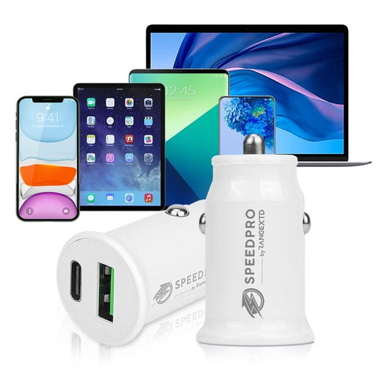SpeedPro Car Charger - USB Car Fast Charger With USB-C And Fast Power Delivery