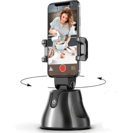 Snapshot ShelfyStand-  360, Widely Used AI Computing System 360 Tracking Phone Holder 360 Degrees Rotation